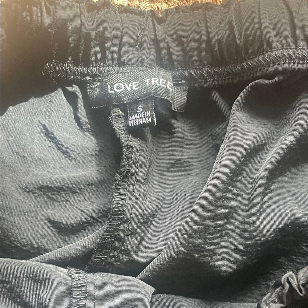 Love Tree Black Track Pants
